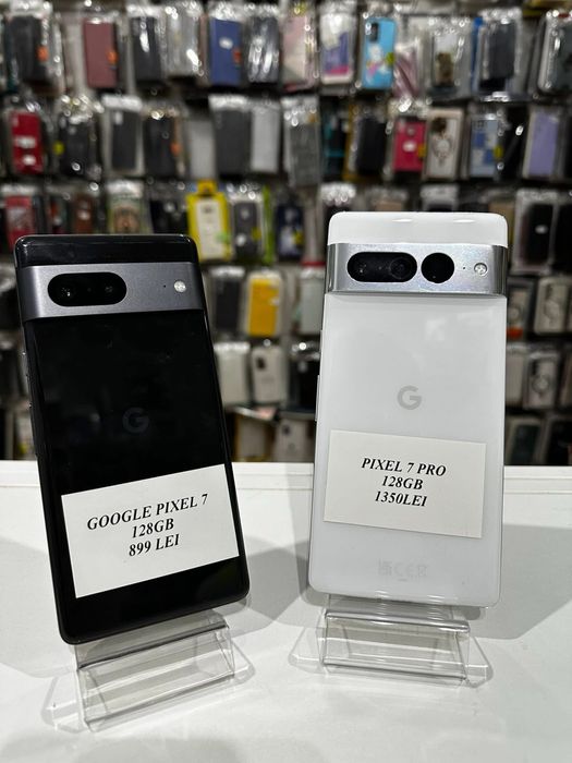 iSellStore Vâlcea: Google Pixel 7 Black / 7 Pro White - 128GB