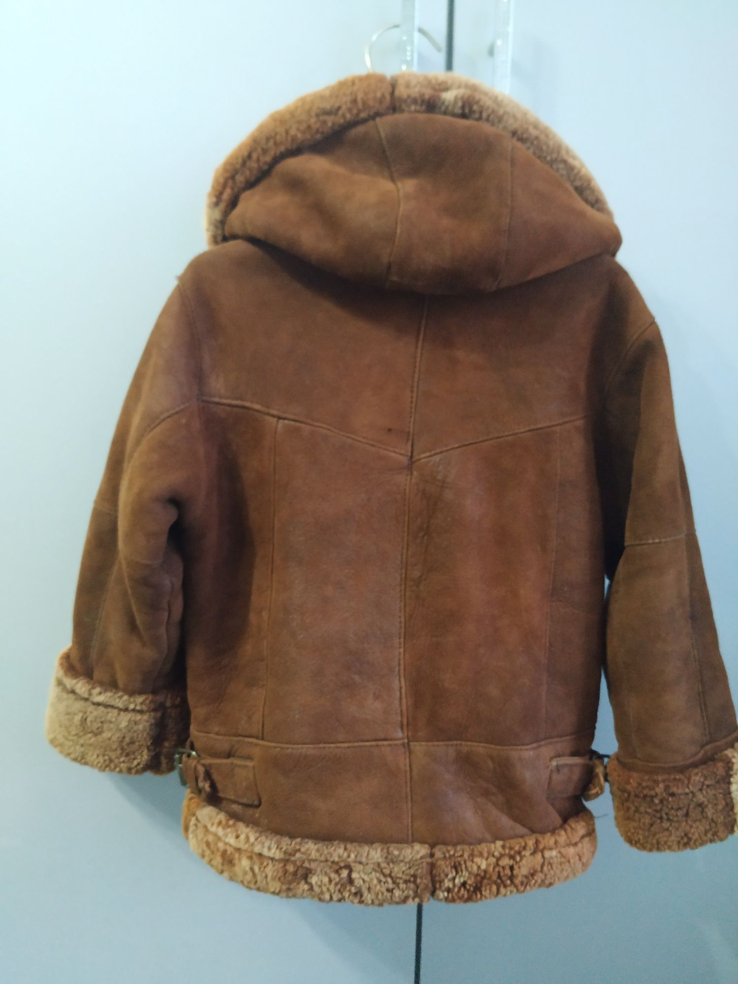 Детская зимняя куртка (натуральная дубленка)