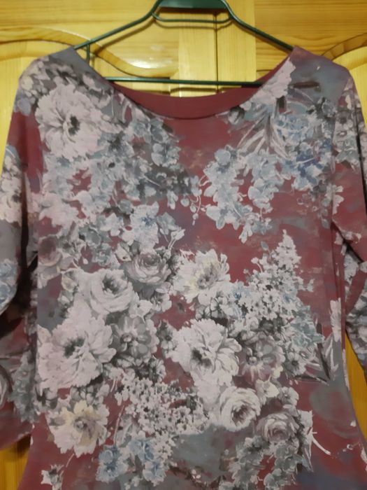 Рокля Елегантна с Красив принт на Цветя!Зима/Пролет/Есен!