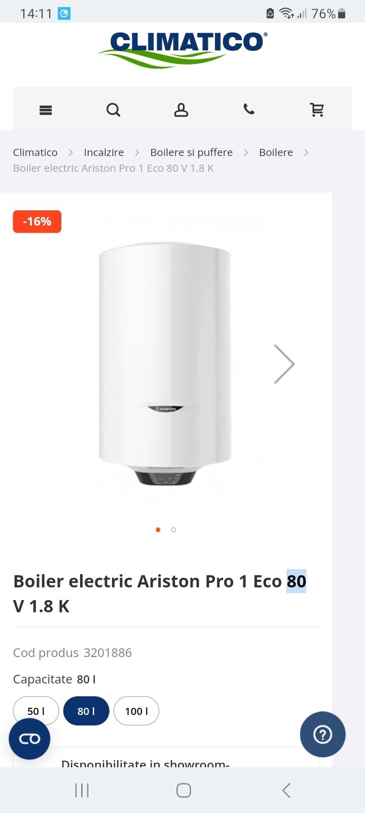 Vand boiler Ariston