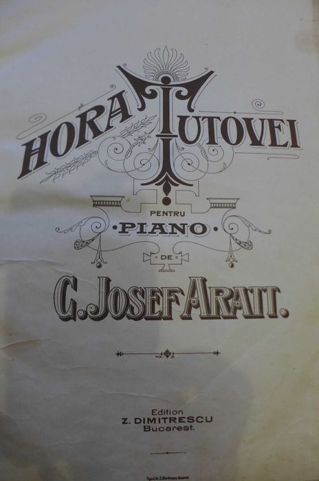 Partituri Muzica Veche Romaneasca Antebelica Litografii Bucuresci