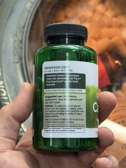 Swanson Cat's Claw 500 mg 100 капсул