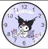 Настенные часы в детскую комнату "Kuromi", "Hello Kitty"