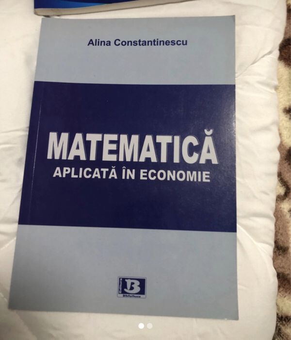 Carte matematica aplicata in economie