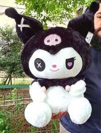 Kuromi gothic pluș imens Kuromi sanrio cu etichetă