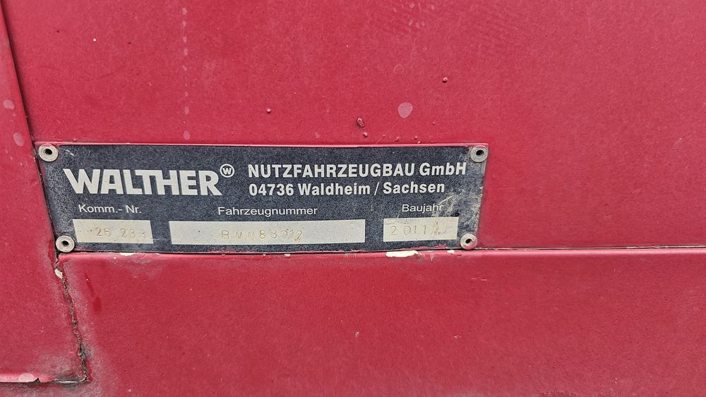 Remorca camion Walther