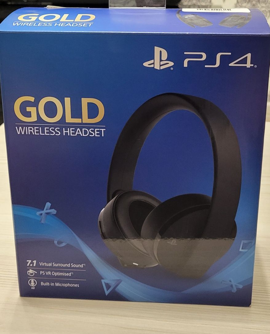 Наушники PS4 Gold