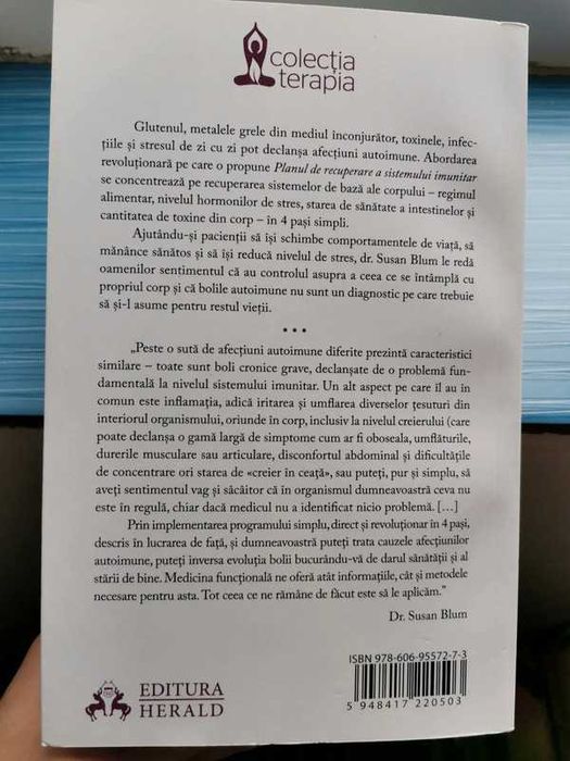 Planul de recuperare a sistemului imunitar - Susan S. Blum