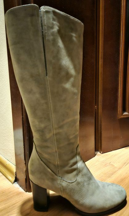 Cizme piele întoarsă
