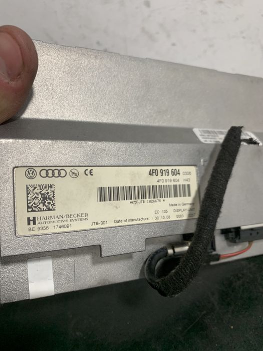 Display navigatie Audi A5 8T 2007-2012 Audi A4 B8 4F0919604