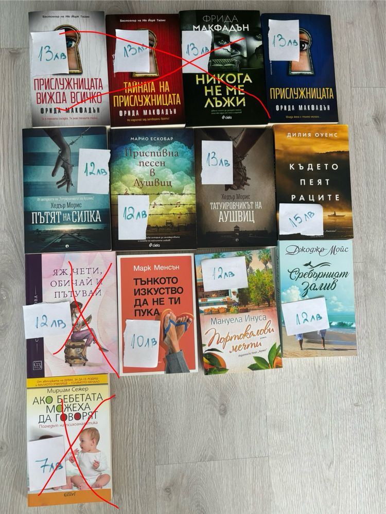Книги за продажба