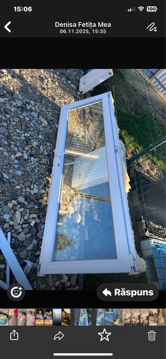 Usa si geam complet cu rama stare foarte buna
