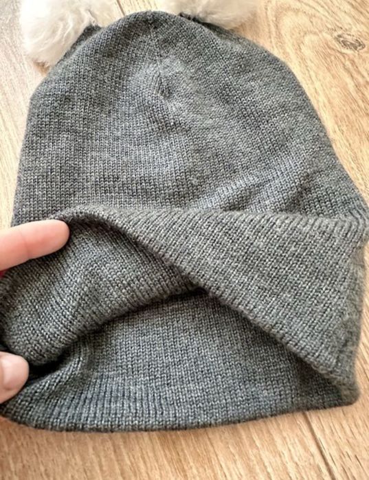 Caciula dublata, 100% lana merinos, potrivita 3-4 ani