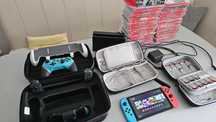 Vand Nintendo Switch OLED + 45 jocuri