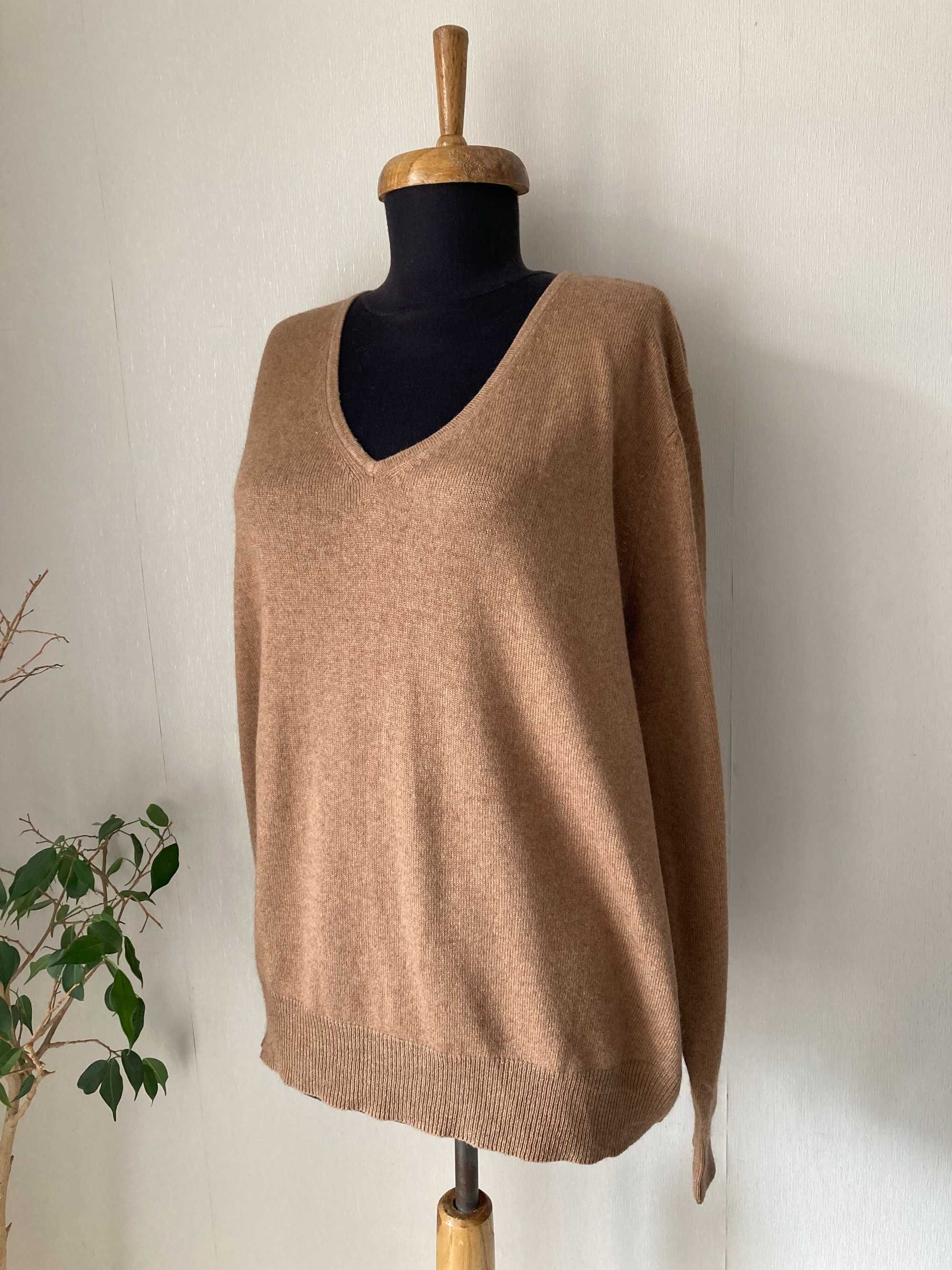 Adagio 35% Cashmere 65% Seide кашмирен пуловер кашмир и коприна XL