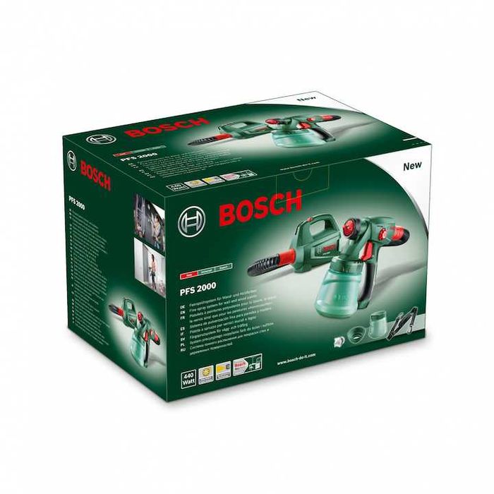 Pistol de vopsit Bosch PFS 2000, 440 W, 800 ml