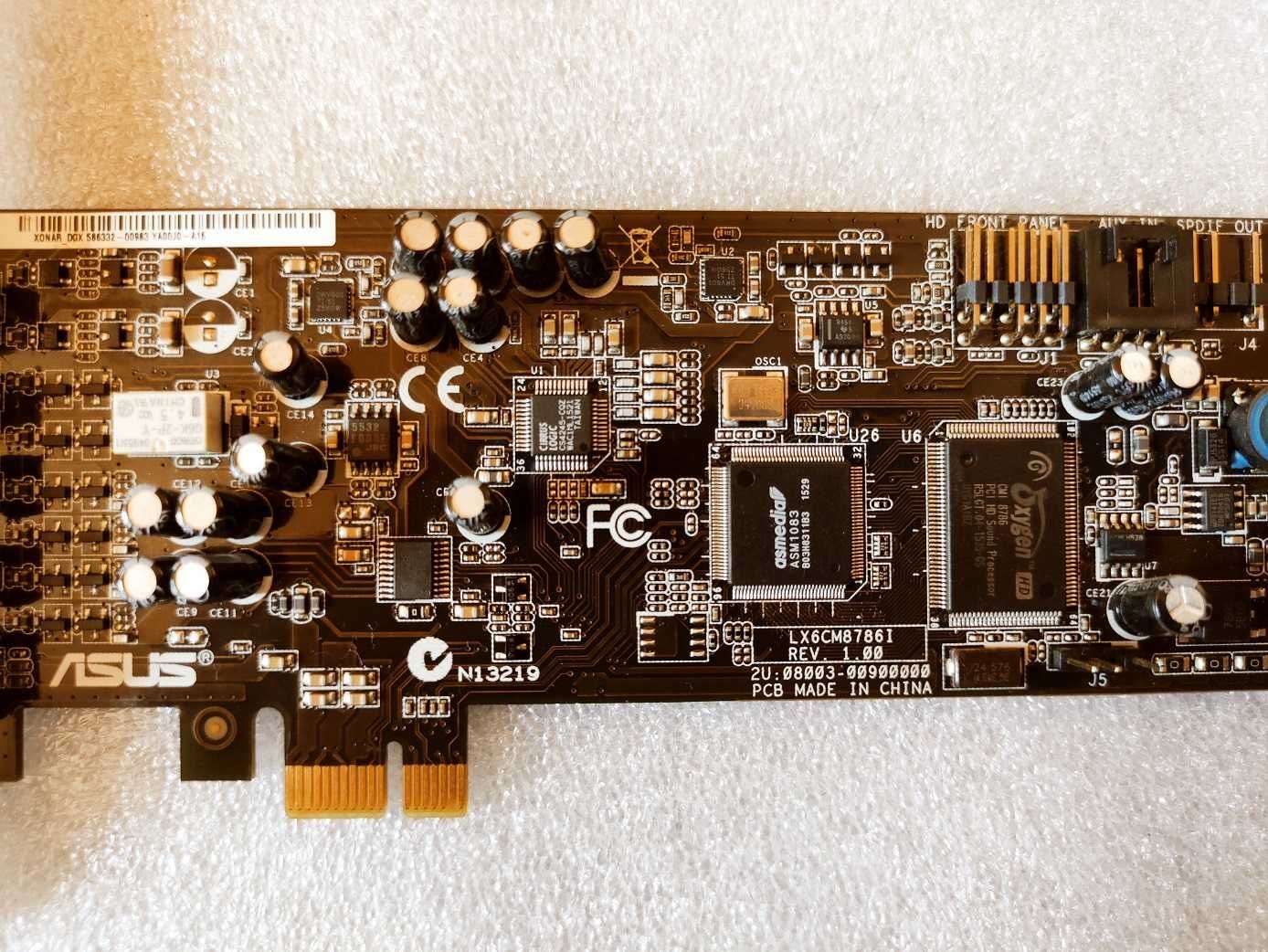 Звукова карта ASUS Xonar DGX, S/PDIF out