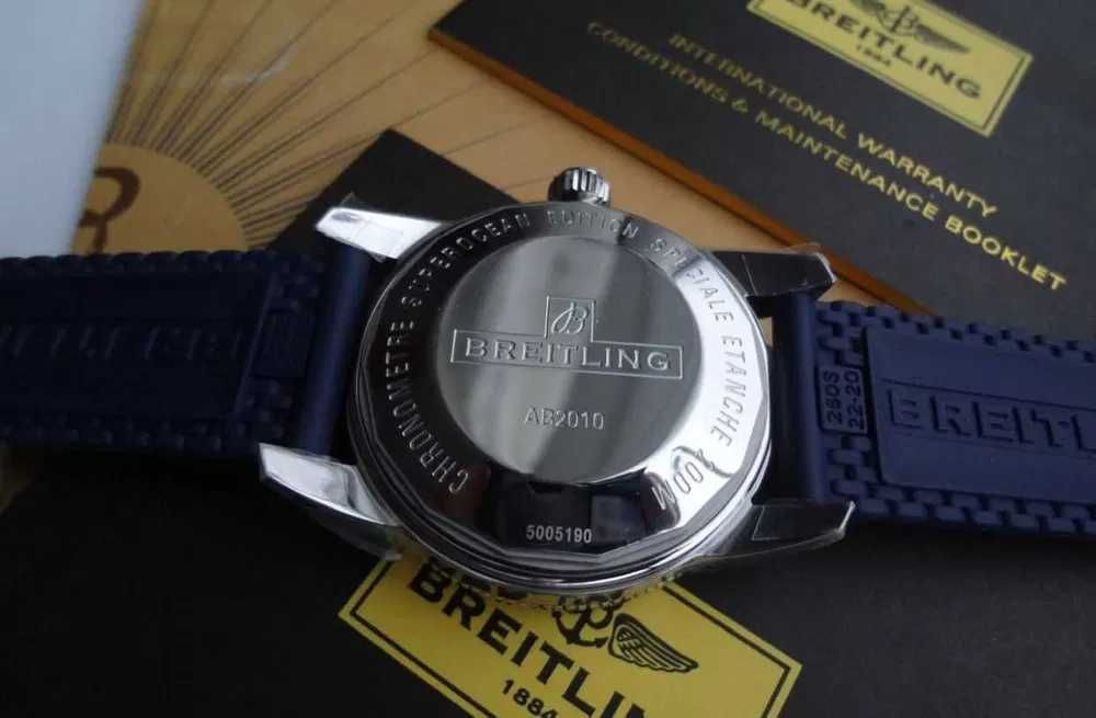 Breitling Superocean сребристо/синьо
