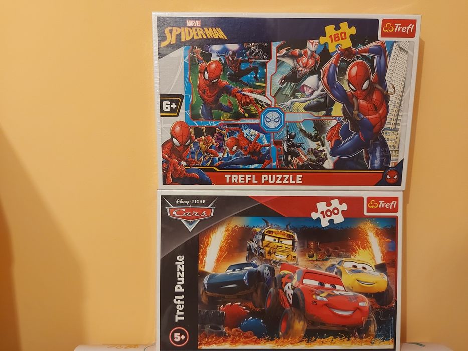 Puzzle Trefl Cars și Spiderman