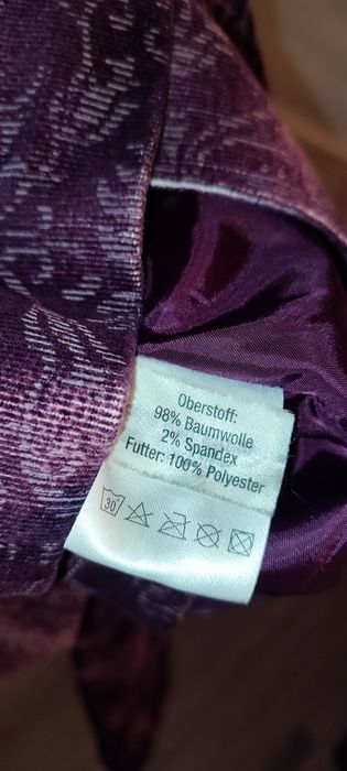 Sacou  mov prună, nuanță superbă, din catifea, cambrat