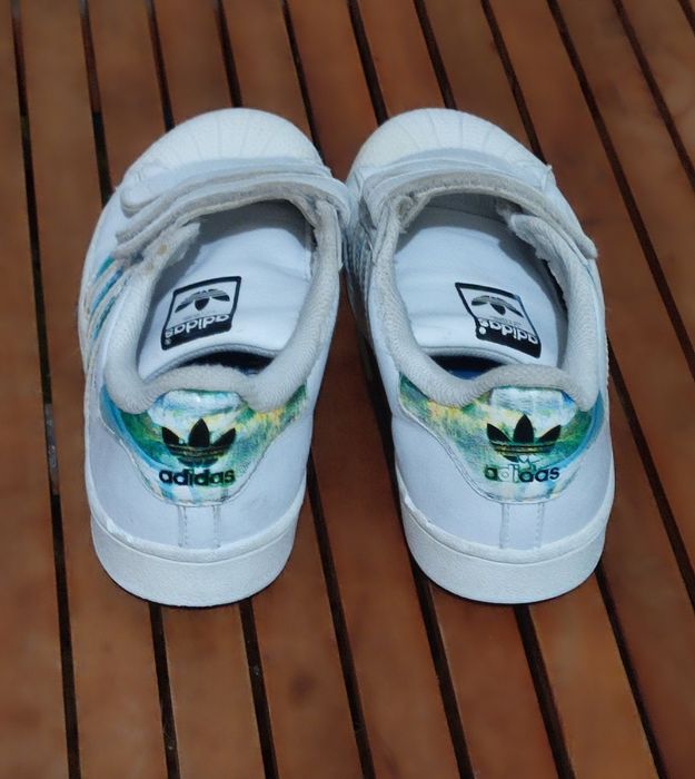 Adidas Superstar кожени маратонки с лепки, номер 32