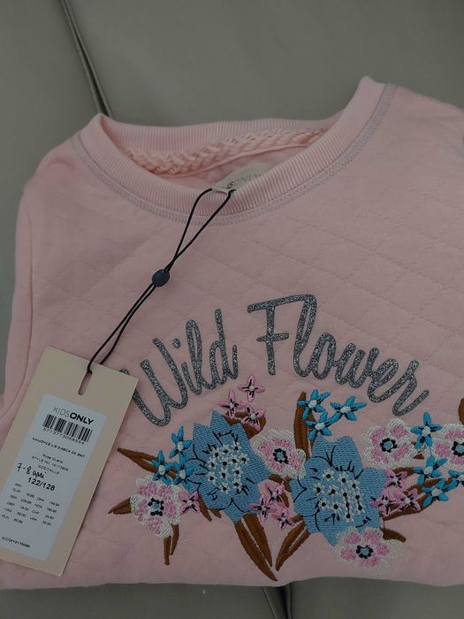 Bluză de molton Only Kids, 7-8 ani