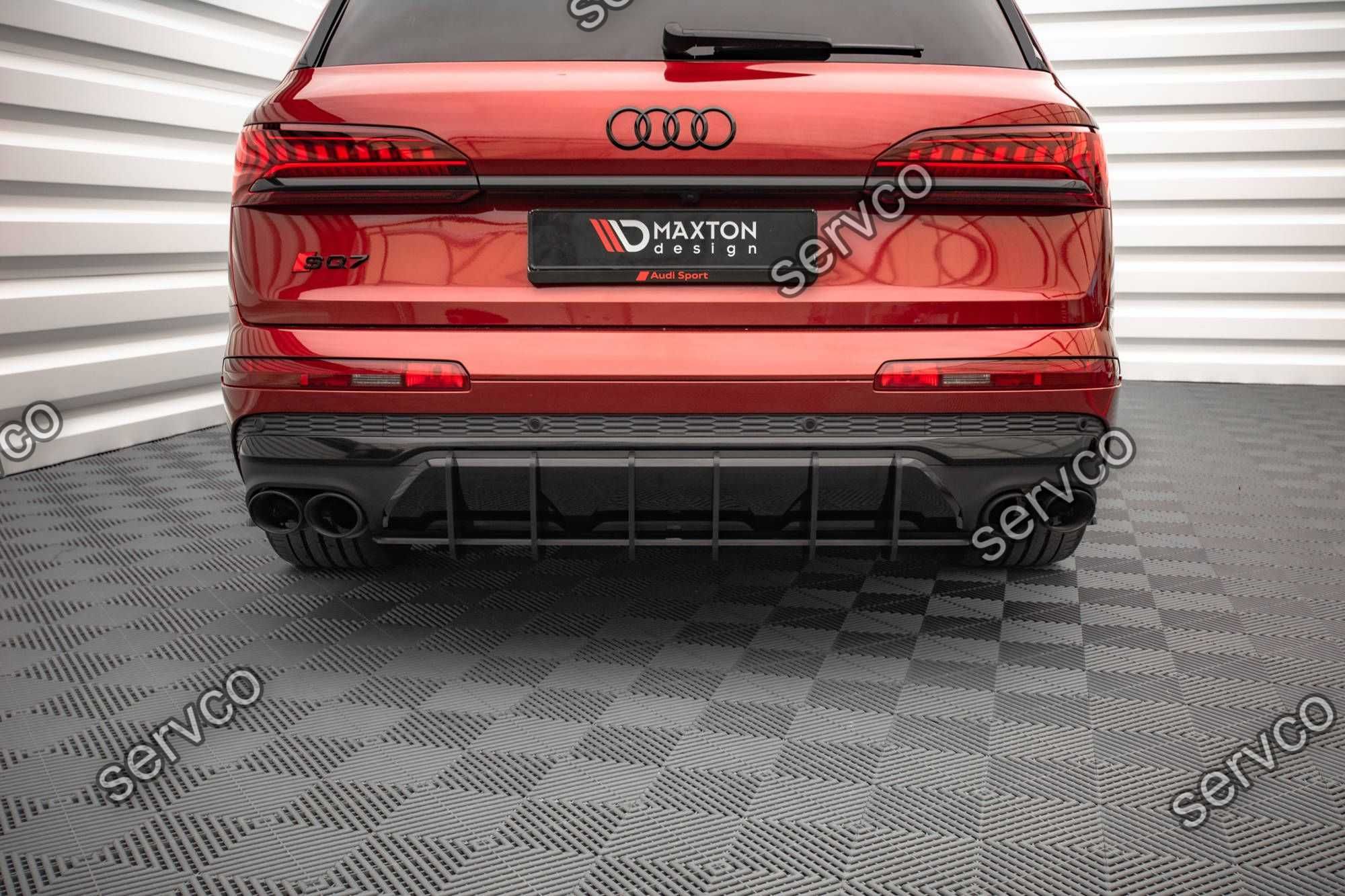 Prelungire difuzor Audi SQ7 Q7 S-Line Mk2 2019- v3 - Maxton Design