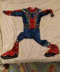 Costum copii Iron Spiderman cos play cu muschi copii 5 6 7 ani