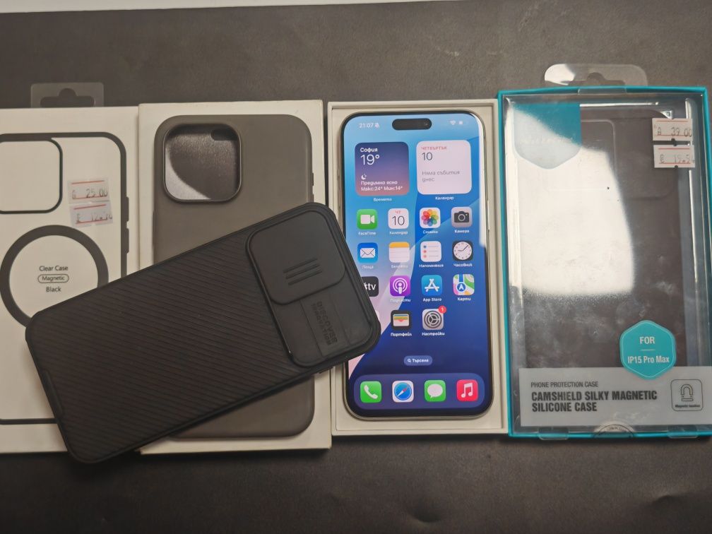 Като нов iPhone 15 Pro Max 256 GB Гаранция