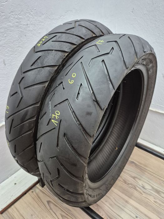 Set anvelope moto 120 70 19 cu 170 60 17 Pirelli scorpion dot 2024