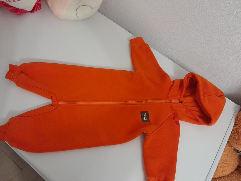 Тёплый детский костюмчик, слип, комбинезон