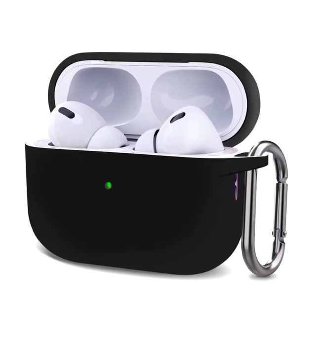 Husa Silicon cu Carabina Cutie Casti Air Pods Pro 1 2 3 4