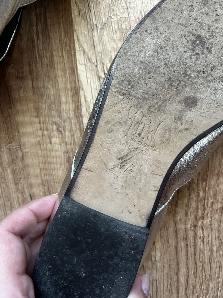 Casadei сребристи балеринки