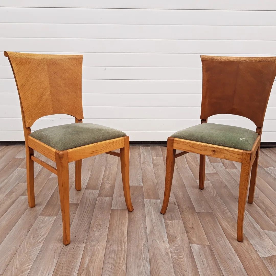 Винтидж Art deco  трапезни столове внос Холандия
Цена за един брой 160