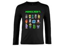 Тениски с дълъг ръкав Minecraft 3 модела