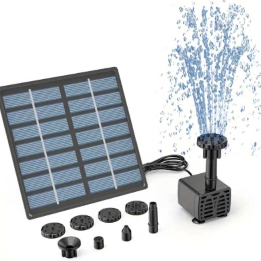 Pompa de apa/ fantana arteziana cu panou solar + BONUS