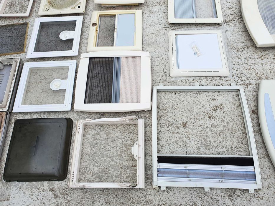 Rame trape rulote, autorulote, cu rulouri antiinsecte si/sau antisolar