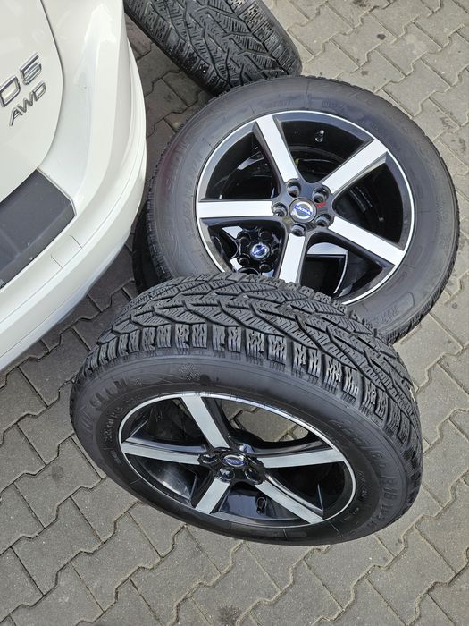 Jante originale Volvo R18 - Midir 5x108 + anvelope iarna Riken 235/60