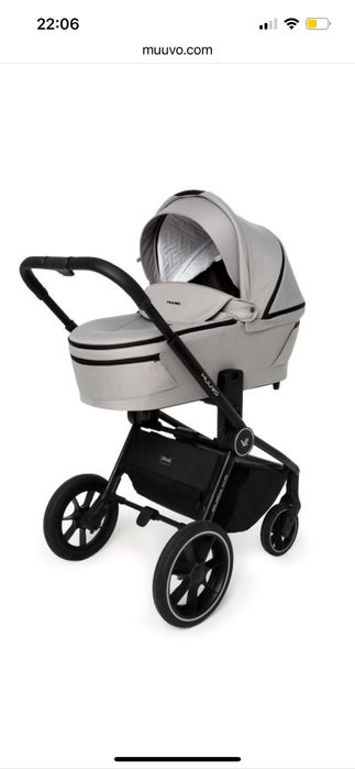 Carucior copii 2 in 1 Muuvo Quick 4.0 Steel Grey