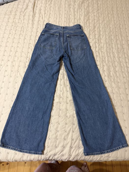 Дънки FB sister- mom jeans/ дънки Stradivarius/ Бели,сини дънки/