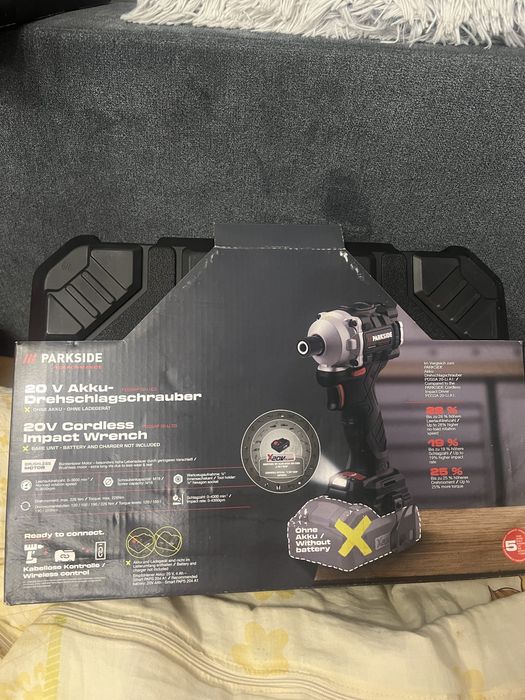 Masina de insurubat fara fir Parkside 20V NOU