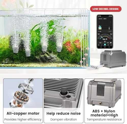 Нова Hygger аквариумна помпа 15W – кислородатор до 3800L с аксесоари