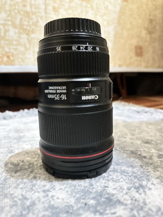 Canon 16/35 obektiv karobka dakumet bor 550$ oʻzim ishlatganman