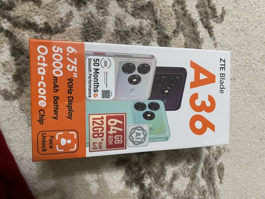 Продам сотовый телефон ZTE blade A 36