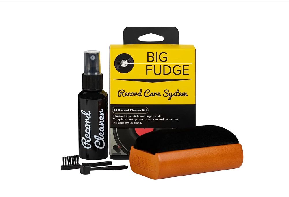 kit curățare discuri vinil Big Fudge 4-în-1
