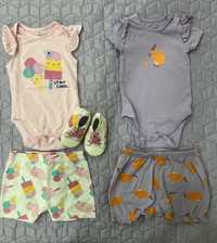 ЛОТ летни бебешки дрехи за момиченце