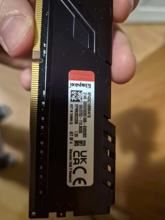 Memorie Kingston FURY 16GB [4x4] DDR4 2666MHz CL16 Quad Channel Kit