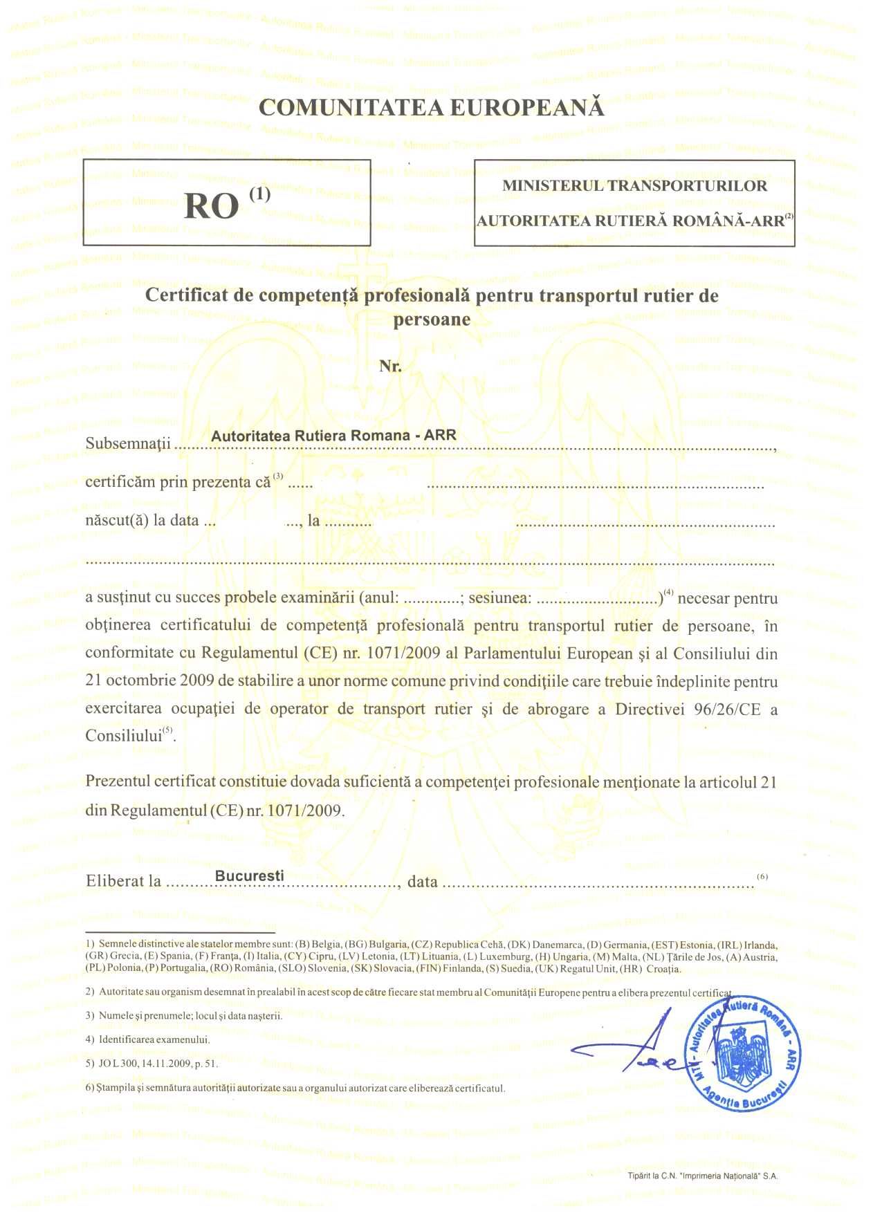 Înființare SRL în Transport. Manager Transport Marfă & Persoane
