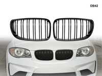 Grila dubla BMW 1 E87 2007- 2011 BMW E87 Negru lucios grilaje duble