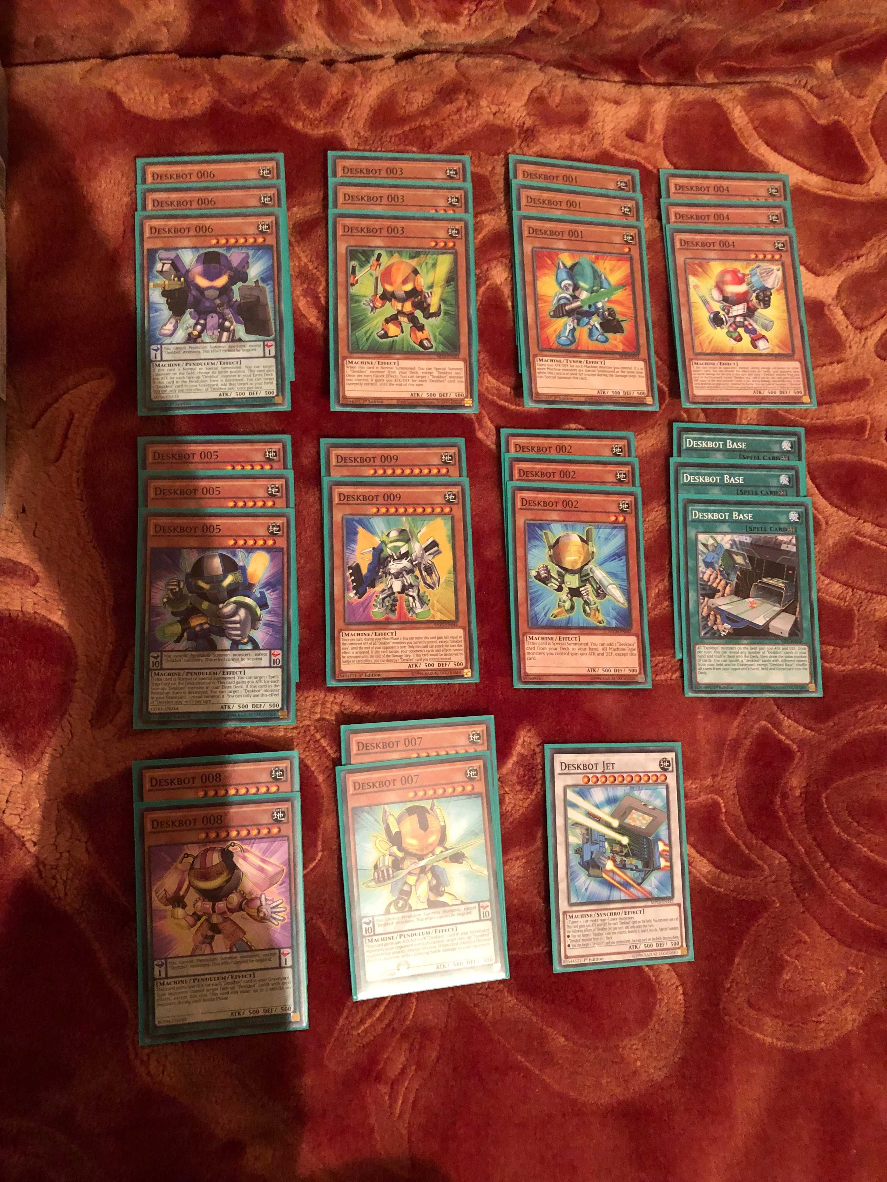 Yu Gi Oh Deskbots deck core